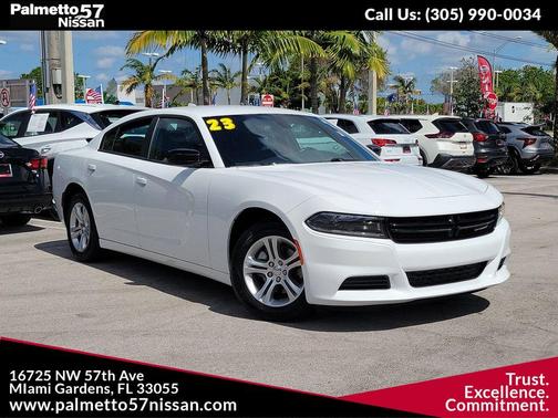 White Knuckle Clearcoat 2023 Dodge Charger SXT