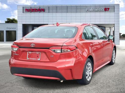 Barcelona Red Metallic 2020 Toyota Corolla LE