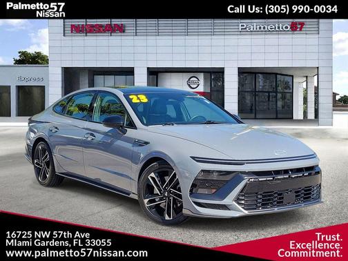 Blue 2024 Hyundai SONATA N Line