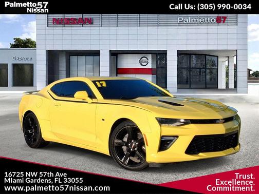Bright Yellow 2017 Chevrolet Camaro 2SS