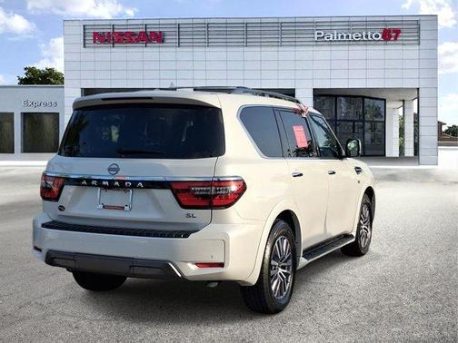 Aspen White 2022 Nissan Armada SL