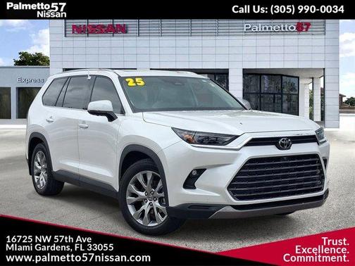 Wind Chill Pearl 2025 Toyota Grand Highlander Hybrid LIMITED