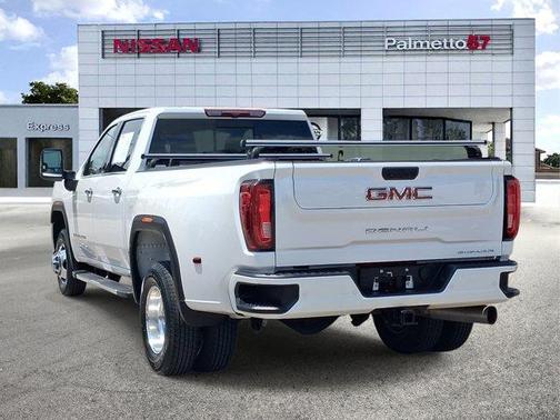 White Frost Tri-Coat 2023 GMC Sierra 3500 Denali