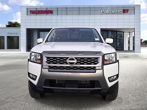 Glacier White 2025 Nissan Frontier SV