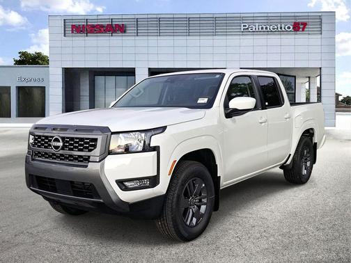 Glacier White 2025 Nissan Frontier SV