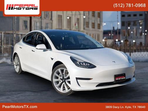 Pearl White Multi-Coat 2018 Tesla Model 3 Long Range
