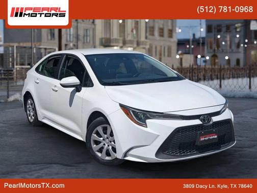 Super White 2021 Toyota Corolla LE
