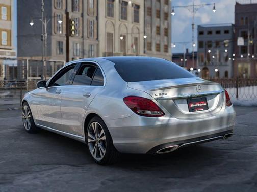 Silver 2018 Mercedes-Benz C-Class C 300 Sedan 4D