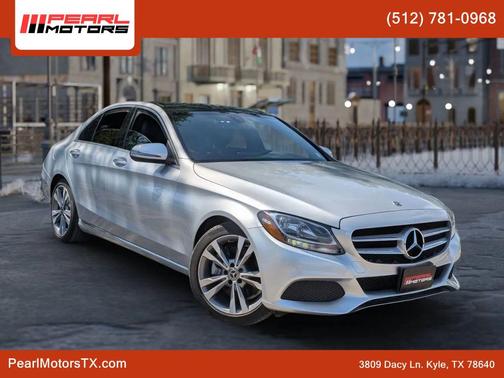 Silver 2018 Mercedes-Benz C-Class C 300 Sedan 4D