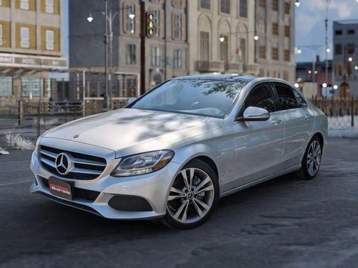 Silver 2018 Mercedes-Benz C-Class C 300 Sedan 4D