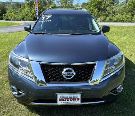 Arctic Blue Metallic 2016 Nissan Pathfinder Platinum