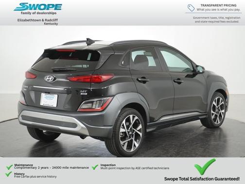 Black 2022 Hyundai KONA Limited