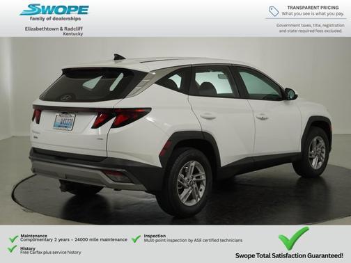 White 2026 Hyundai TUCSON SE