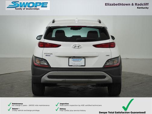 Lunar White 2023 Hyundai KONA SEL