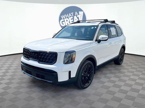 Glacial White Pearl 2025 Kia Telluride EX X-Line