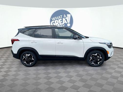 Clear White/Black Roof 2026 Kia Seltos S