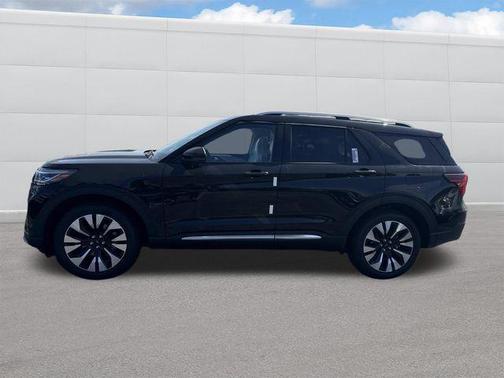 Agate Black Metallic 2026 Ford Explorer Platinum