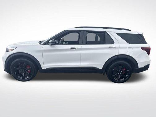 Star White Metallic Tri-Coat 2024 Ford Explorer ST