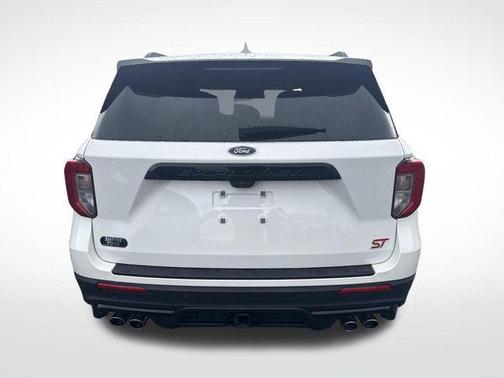 Star White Metallic Tri-Coat 2024 Ford Explorer ST