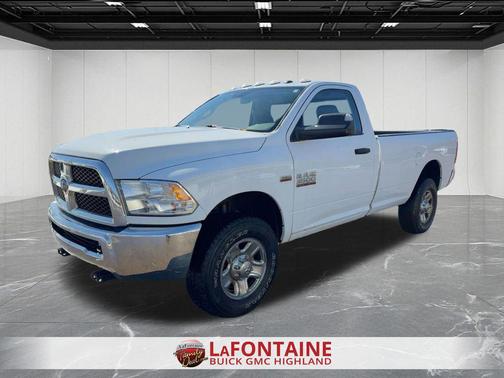 Bright White Clearcoat 2018 RAM 3500 Tradesman Regular Cab 4x4 8' Box