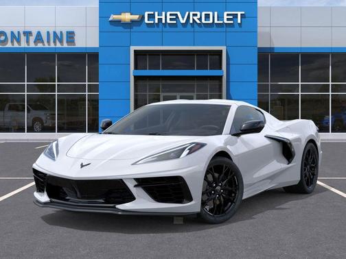 Arctic White 2026 Chevrolet Corvette Stingray w/1LT