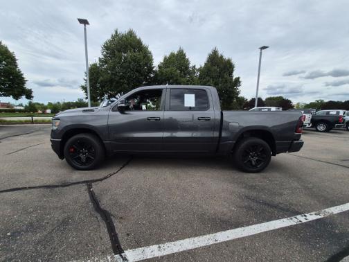 Granite Crystal Metallic Clearcoat 2021 RAM 1500 Big Horn Crew Cab 4x4 5'7  Box