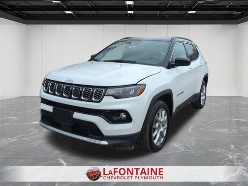 Bright White Clearcoat 2025 Jeep Compass Limited