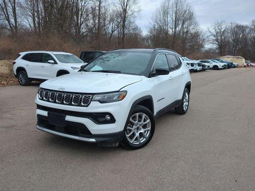 Bright White Clearcoat 2025 Jeep Compass Limited