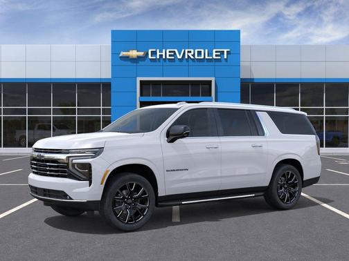 Summit White 2026 Chevrolet Suburban LT