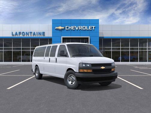 Summit White 2026 Chevrolet Express 2500 2500 Extended Wheelbase, WT, RWD