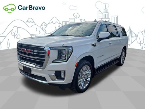 White Frost Tricoat 2024 GMC Yukon XL SLT