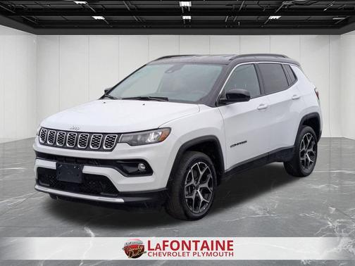 Bright White Clearcoat 2025 Jeep Compass Limited 4x4
