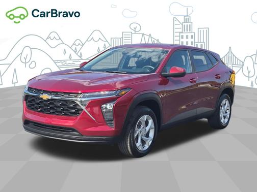 Crimson Metallic 2024 Chevrolet Trax LS