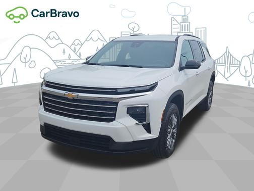 Summit White 2025 Chevrolet Traverse LT