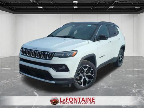 Bright White Clearcoat 2025 Jeep Compass Limited