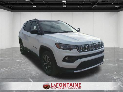 Bright White Clearcoat 2025 Jeep Compass Limited