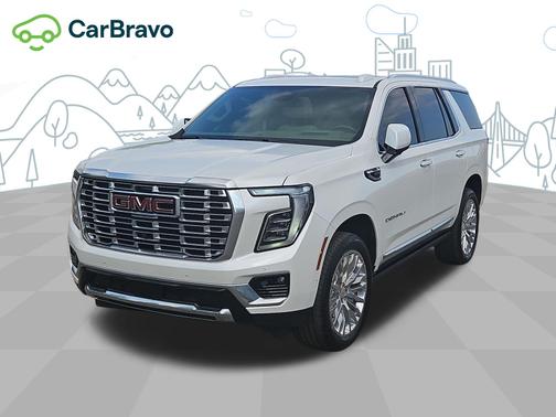 White Frost Tricoat 2025 GMC Yukon Denali