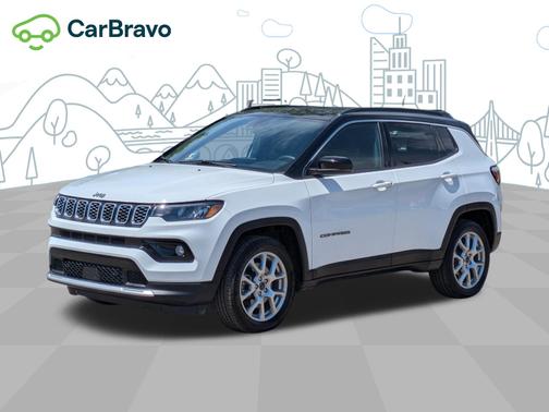 Bright White Clearcoat 2025 Jeep Compass Limited 4x4