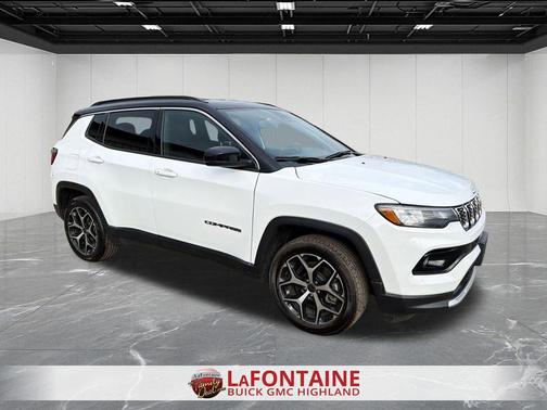 Bright White Clearcoat 2025 Jeep Compass Limited