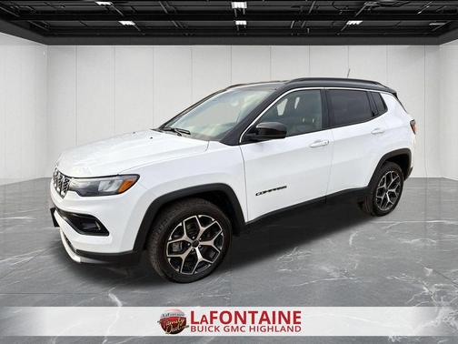 Bright White Clearcoat 2025 Jeep Compass Limited