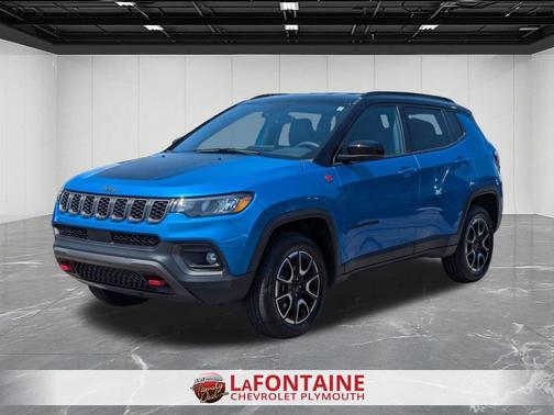 Hydro Blue Pearlcoat 2025 Jeep Compass Trailhawk 4x4