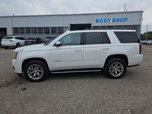 White Frost Tricoat 2020 GMC Yukon SLT Standard Edition
