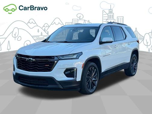 Summit White 2023 Chevrolet Traverse RS
