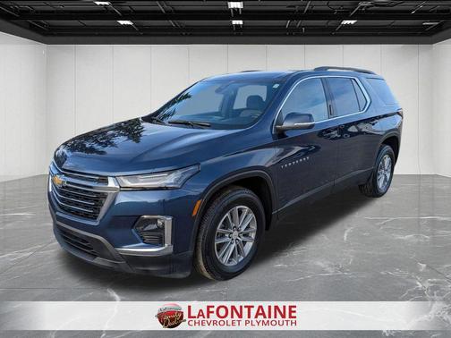 Northsky Blue Metallic 2023 Chevrolet Traverse LT Cloth