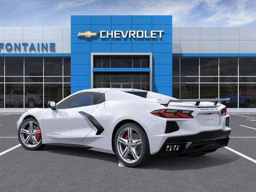 Arctic White 2026 Chevrolet Corvette Stingray w/2LT