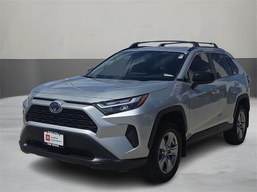 Silver Sky Metallic 2024 Toyota RAV4 Hybrid LE