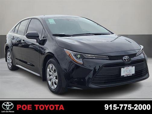Black 2026 Toyota Corolla LE