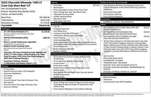 2022 Chevrolet Silverado 1500 LT