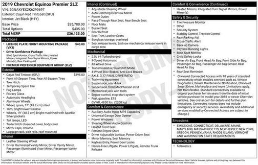 2019 Chevrolet Equinox Premier w/2LZ