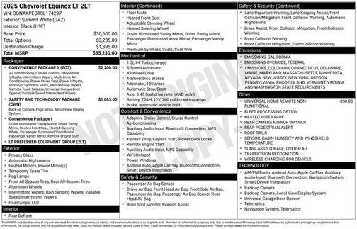2025 Chevrolet Equinox 1LT
